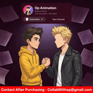 Collab With Op Animation ( 177k+ Subscribers )