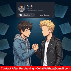 Collab With Op Ai ( 4.7k+ Subscribers )